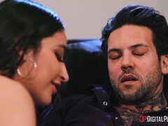 Badkamer, Zwart, Bedriegen, Kokhalzen, Interraciaal, Latijnse vrouw, Doordringend, Kut duiken