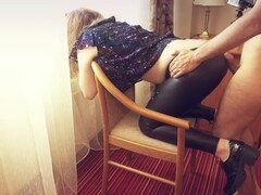 Tir de sperme, Pieds, Poilue, Latex, Cuir, Chatte, Rousse roux, Mouillée