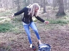 Leie, Grosser arsch, Blondine, Studentin, Niederländisch, Europäisch, Muschi, Rau