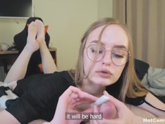 Step Mom Gets Massive Cumshot - Russian MILF Blowjob & Sucking