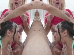 Kinky girls gagging deepthroats porn