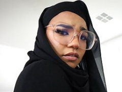 Hijab Hookup - Hot Muslim Legal teen With Hijab Twerks Her Huge Round Ass For Lucky Stud Point of view Style