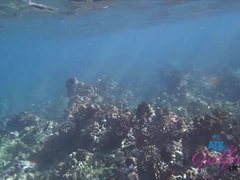 Plage, Blonde, Nourriture, Nue, De plein air, Pov, Nénés, Mouillée