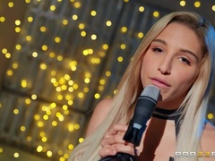 Anal, Cul, Blonde, Bottes, Huilée, Jupe, String, Jouets