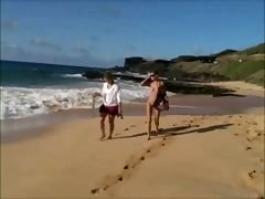 Masturbating at the Beach