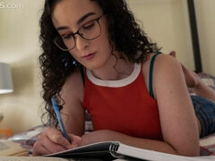 PLEASING HER PROFESSOR