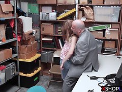 Blasen, Geschnappt, Polizei, Realität, Rotschopf, Dürr, Jungendliche (18+), Titten