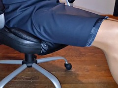 穴開きパンティ, シーメール, スカート, スチュワーデス, ユニフォーム