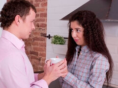 デカチン, フェラチオ, バック, 顔射, 自然山雀, 小柄, ガリガリ, オッパイの