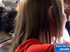 Amazing Asian Milf On The Bus