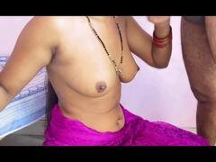 18, 叔母, ベッドルーム, イく瞬間, 毛深い, インド人, オマンコ, ストッキング