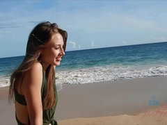 Fingern, Flashen, Freundin, Nackt, Öl, Orgasmus, Öffentlich, Titten