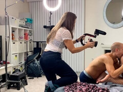 Anaal, Achter de coulissen, Grote lul, Grote mammen, Bruinharig, Zwart, Interraciaal, Moeder die ik wil neuken