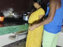 18, 69, 素人, バイセクシャル, カップル, 自家製, インド人, キッチン