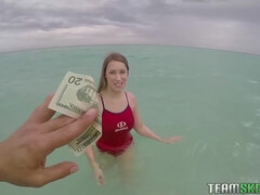 Kimber Lee In Lifeguard On Dick Duty