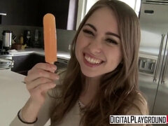 Erik Everhard and Riley Reid share a hot creampie in Popsicle video