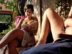 Amateur, Cornudo, Polla, Despelote, Público, Estudiante, Voyeur, Esposa
