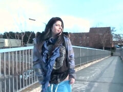 Hotty Lucia Love urinating outdoors