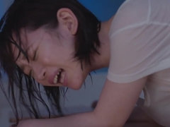 Asiatisch, Besamung, Spermaladung, Selbstgemacht, Schulmädchen, Titten, Uniform, Nass