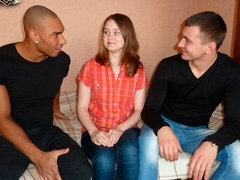 Schattig, Blond, Man die toekijkt, Hondjeshouding, Fetisj, Likken, Russisch, Tiener