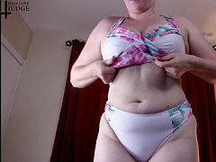 trying On swimsuits and bathing suits