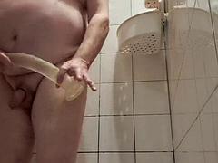 Amateur, Anal, Consolador, Gay, Sexo duro, Consolador enorme, Ducha, Suizo