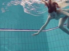 Femelle, Hd, Piscine, Public, Chatte, Russe, Solo, Sous marin