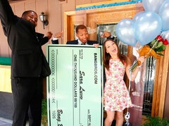 Arsch, Schwarz, Braunhaarige, Hundestellung, Doppelpenetration, Behaart, Handjob, Interrassisch