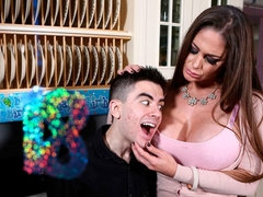 デカ尻, デカパイ, フェラチオ, バック, 手コキする, 下着, 淫乱熟女, パイ刷り