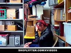 アジア人, 茶髪の, 捕まる, 娘, 小柄, ポリス, ティーン, 三人