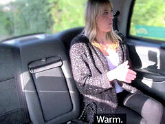 Slim light-haired milf gets nailed by the drivers massive hard prick