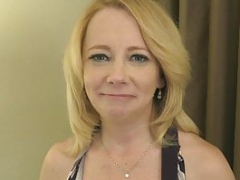 Amerikanisch, Tante, Blondine, Süss, Dildo, Reif, Milf, Schlaffe titten