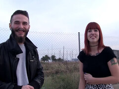 Subdued emo slut finally decides to make a guy happy