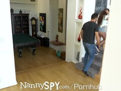 Grosse titten, Blasen, Braunhaarige, Schwanz, Hardcore, Hd, Ehemann, Pov
