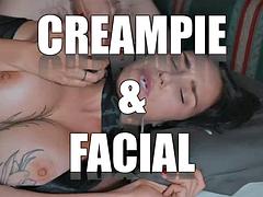 Leie, Schönheit, Grosse titten, Handjob, Milf, Sohn, Tätowierung, Titten