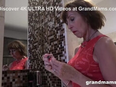 Amateur, Femme couguar, Mamie, Hard, Masturbation, Mature, Chatte, Suçant