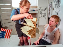 Grote kont, Pijpbeurt, Hondjeshouding, Handbeurt, Hardcore, Moeder die ik wil neuken, Roodharige vrouw, Verleid
