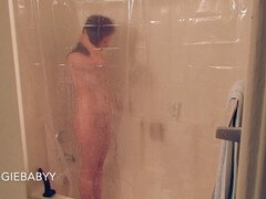 Amateur, Tir de sperme, Gode, Masturbation, Orgasme, Douche, Jouets, Webcam