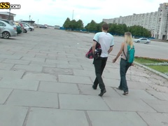 Анальный секс, Блондинки, Сперма на лице, На публике, Чулки, Девственница