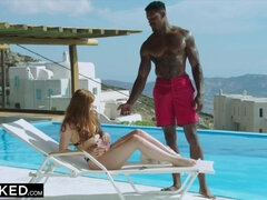 BLACKED BIG BLACK COCK Craving Red Head Gets Dominated on Vacation - Jason luv