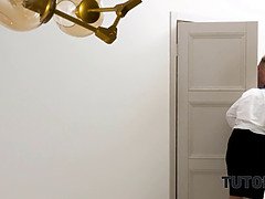 フェラチオ, 茶髪の, エロ熟女, Hd, 熟年, ロシア人, ストッキング, 教師