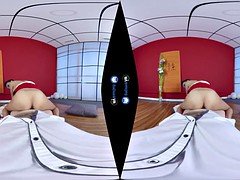BaDoink VR Deep Anal for Busty Asian Geisha POV