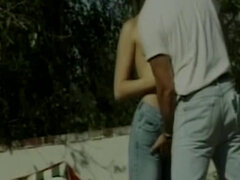 Geweldig, Kont, Grote mammen, Buiten, Kut duiken, Tieten likken, Oud, Nat