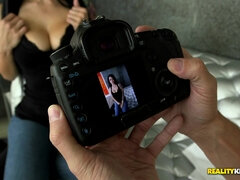 Katrina Jade found her old camera and invited Chris over for a photo shoot