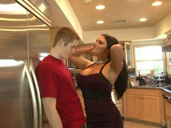 Grote mammen, Pijpbeurt, Bruinharig, Oudere vrouw, Hardcore, Panty