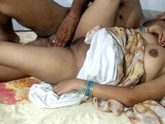 Tante, Stel, Eerste keer, Indisch, Zoenen, Orgasme, Orgie, Feest