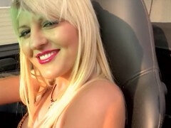 Coche, Tacones, Al aire libre, Coño