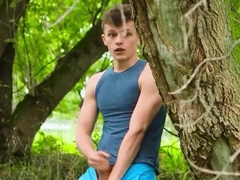 TWINKPOP - Lad Nurse Benjamin Blue Gargles Clark Delgaty's Ample Man Meat Thru A Gloryhole