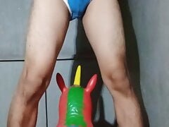 asian Filipino twink perfect cumshot with toy