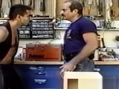 Hung retro ass banging cop drills a horny bottom butt pirate